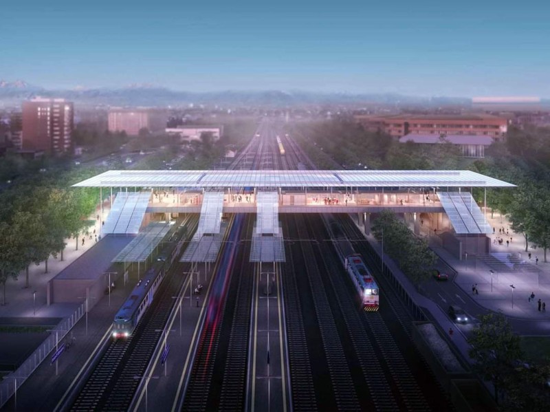 Sesto - STAZIONE FERROVIARIA CAMBIA LOOK CON LA PASSERELLA A SCAVALCO