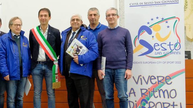 Sesto – Coni consegna la Targa per Candidatura a Città europea dello sport 2022